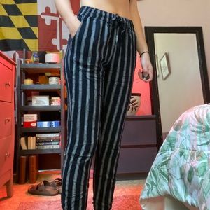 A&E striped pants